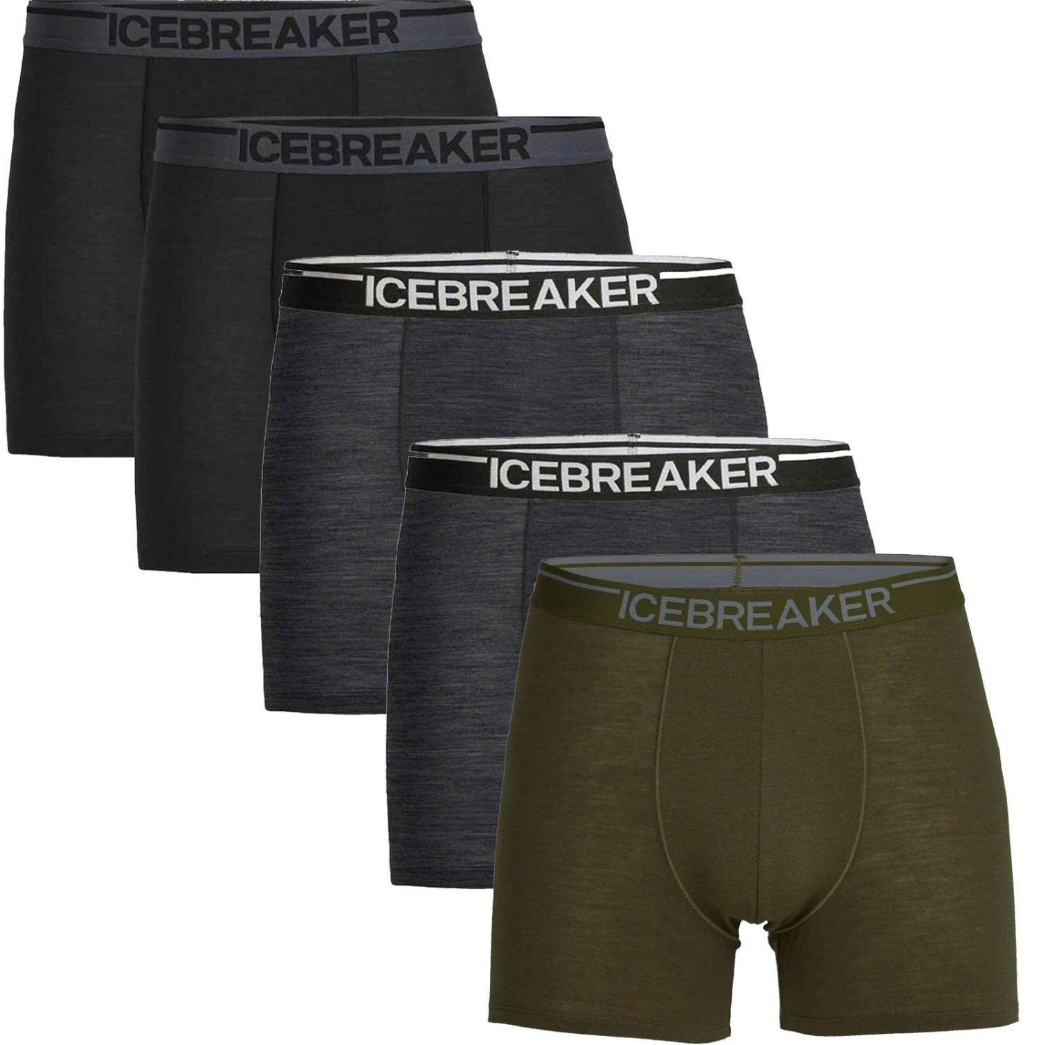 Men's Icebreaker "Anatomica" Boxer Briefs MULTI PACK {IC-103029-MULTI} - Image 5