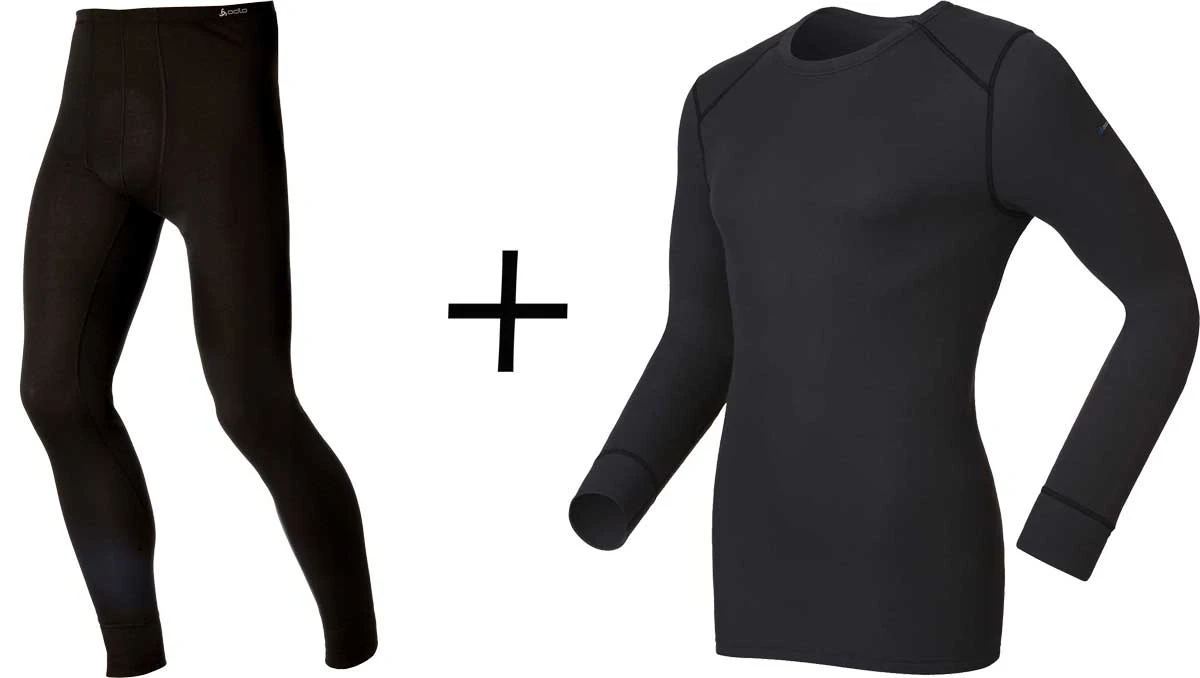 ODLO Men's Active Warm Eco Crew Neck COMBO - Image 3