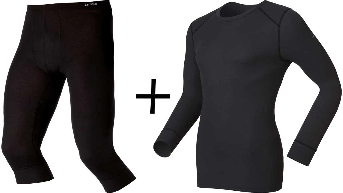 ODLO Men's Active Warm Eco Crew Neck COMBO - Image 2