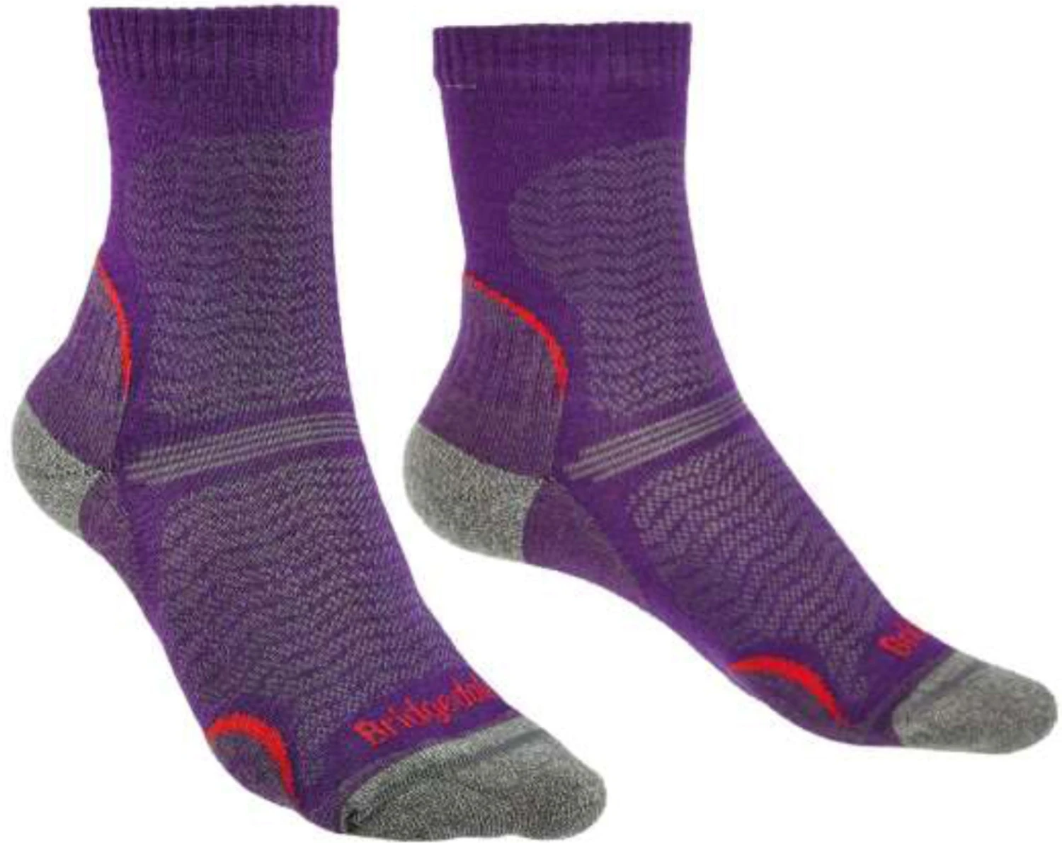 Bridgedale Women's Ultra Light T2 Merino Performance Hiking Crew Socks {BR-710101} - Image 2