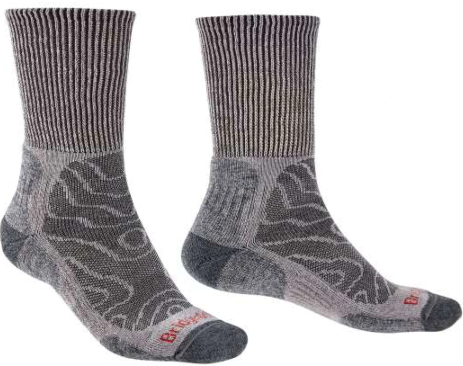 Bridgedale Men's Comfort Lightweight Merino Crew Hiking Socks {710514} - Image 2