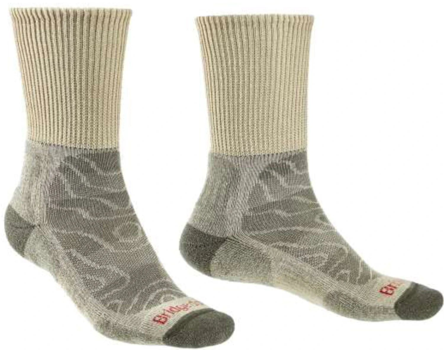 Bridgedale Men's Comfort Lightweight Merino Crew Hiking Socks {710514}