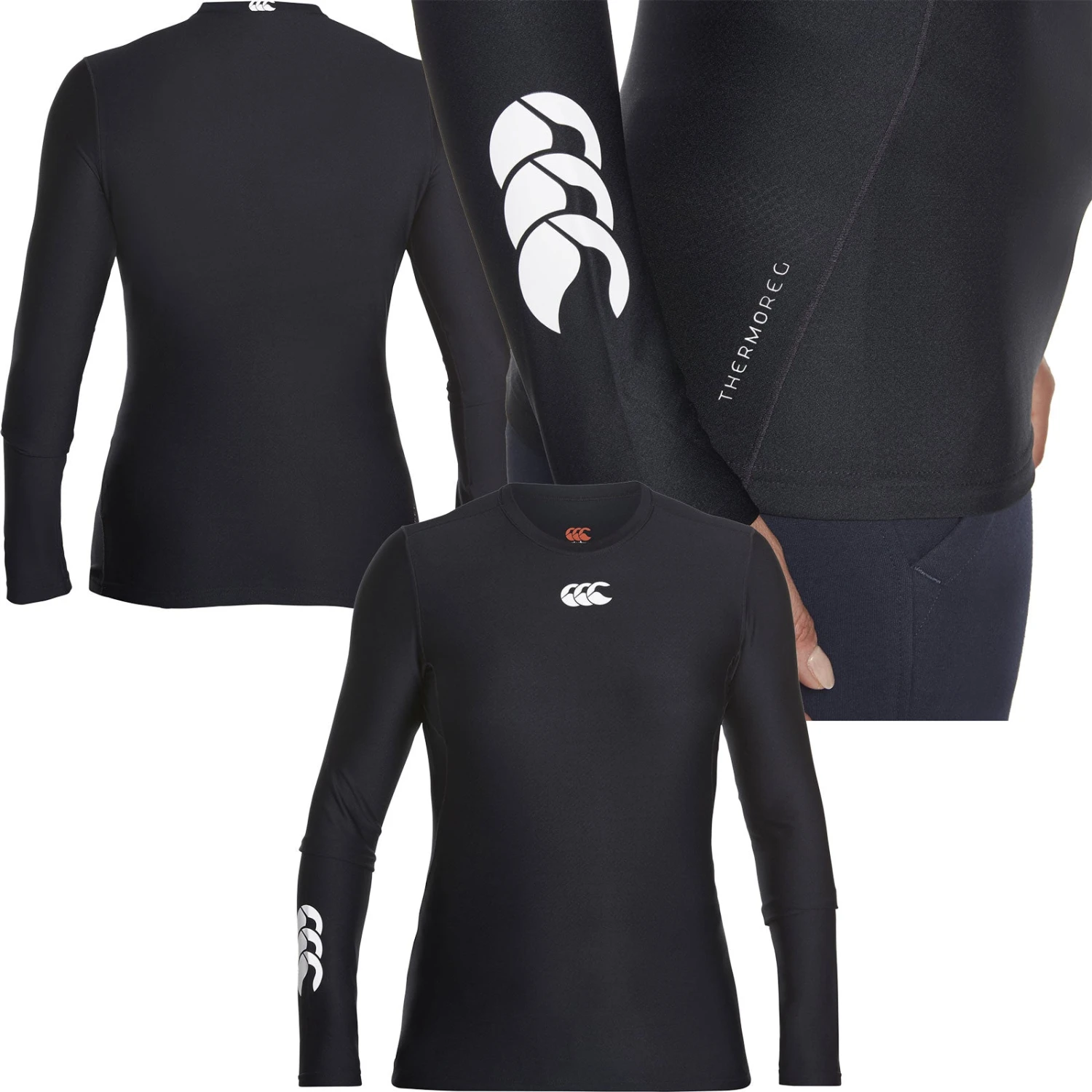 Women's Canterbury Thermoreg Baselayer Crew {CCC-QE646845} - Image 2