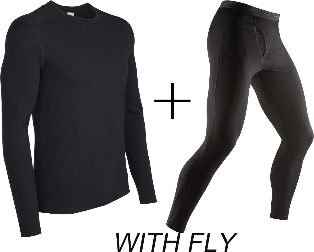 Men's Icebreaker Merino 200 Oasis Crew Base Layer COMBO - Image 4
