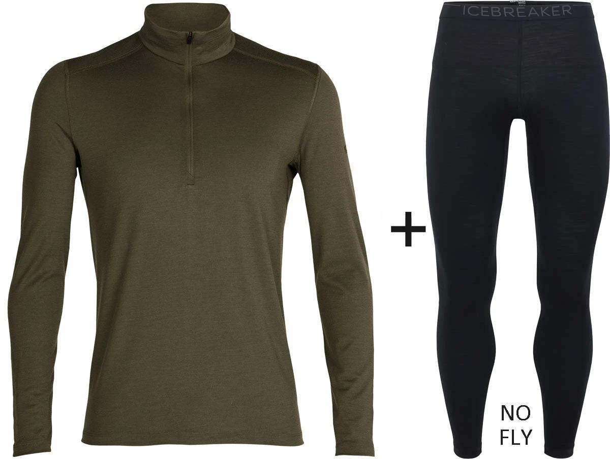 Men's Icebreaker Merino 200 Oasis Crew Base Layer COMBO - Image 8