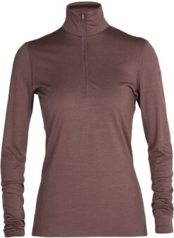 Women's Icebreaker Merino 200 Oasis Half Zip Long Sleeve Base Layer {IC-104380}