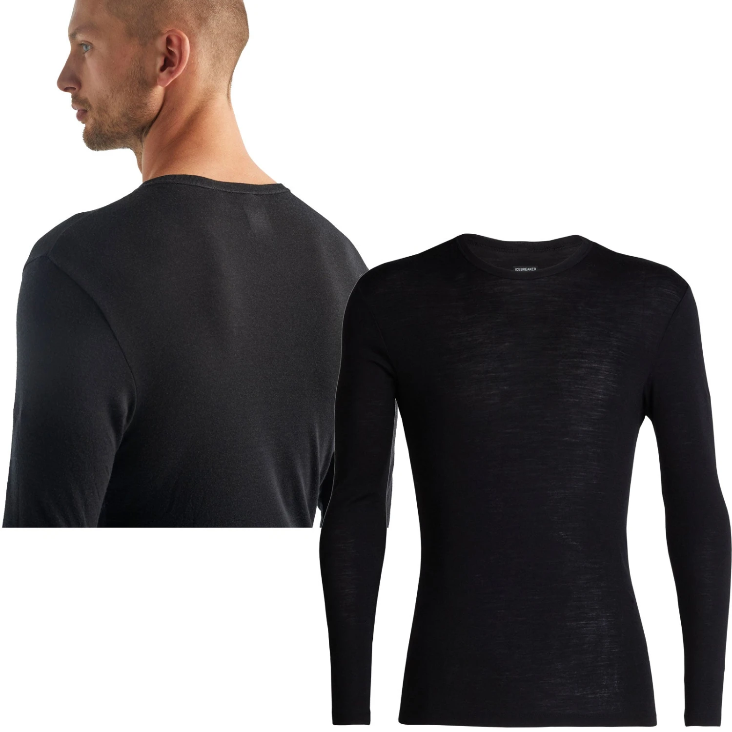 Men's Icebreaker Everyday 175 Merino Wool Long Sleeve Baselayer {IC-104483}