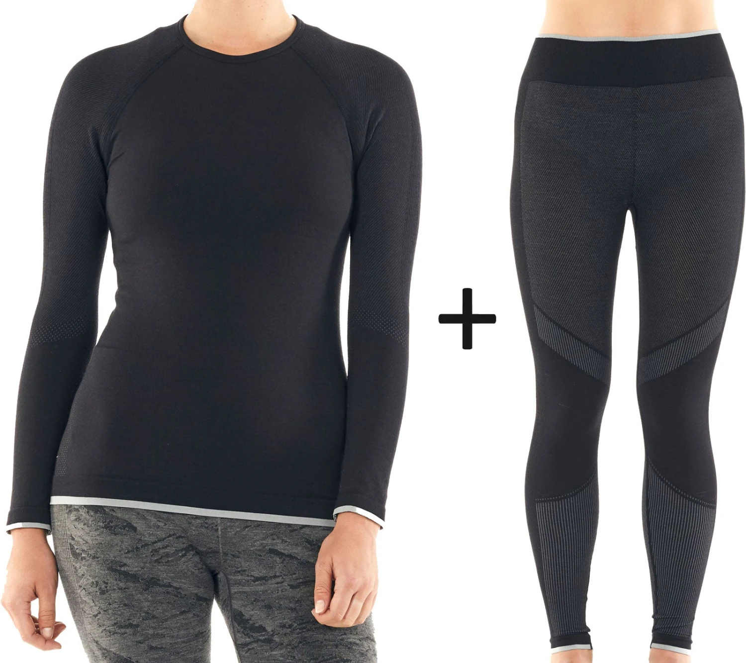 Women's Icebreaker BodyfitZONE 200 Crew Neck COMBO