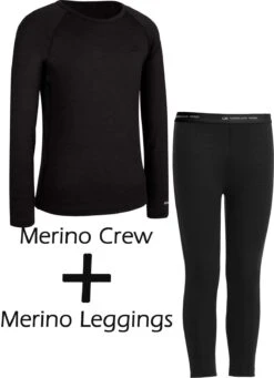 Kids' Icebreaker Merino 200 Oasis Top + Leggings Combo {IC-104501/104503}
