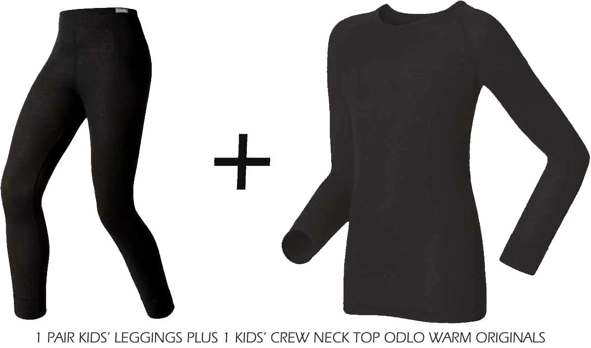 ODLO Youth Active Warm Eco Crew Neck Base Layer COMBO - Image 2