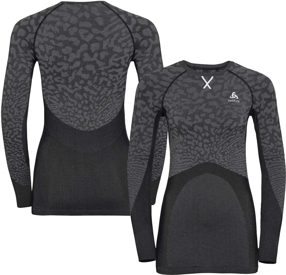 ODLO Women's Blackcomb Warm Eco Long Sleeve Base Layer Crew {O-188561} - Image 3