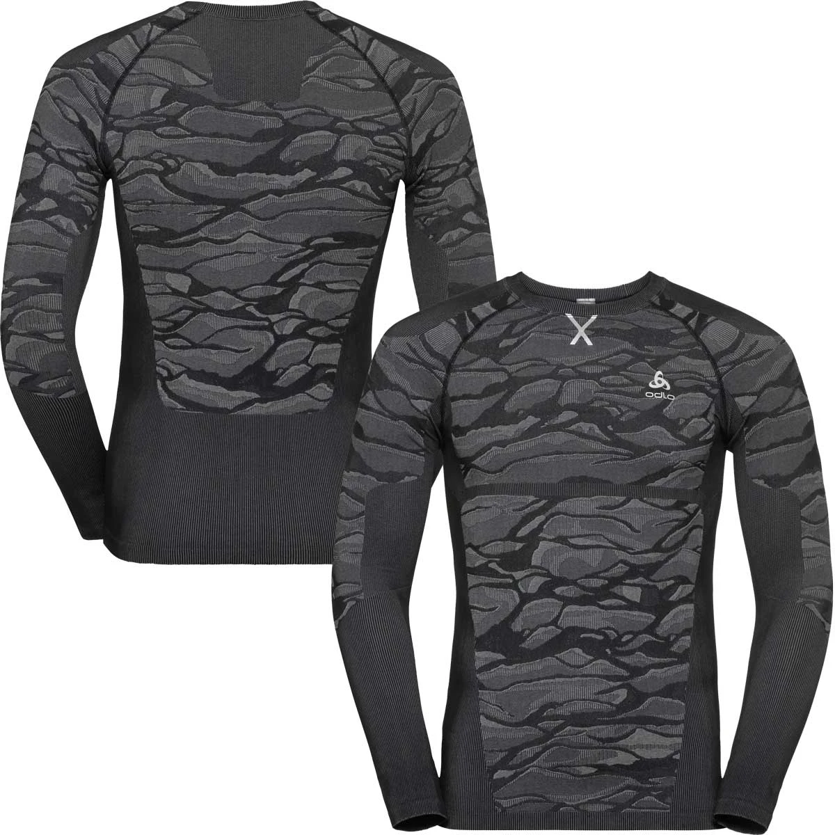 ODLO Men's Blackcomb Eco Warm Long Sleeve Crew - Image 3