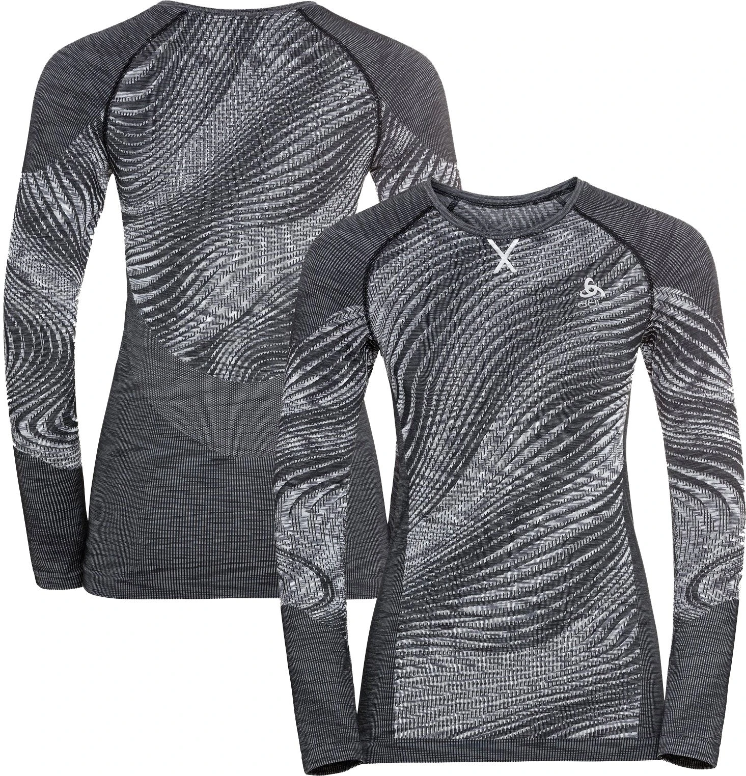 ODLO Women's Blackcomb Warm Eco Long Sleeve Base Layer Crew {O-188561} - Image 2