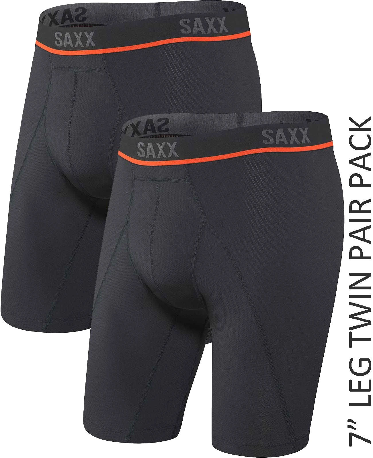 SAXX Men's Kinetic 7" Sports Boxers TWIN PACK {SX-LL32-TWIN} - Image 2