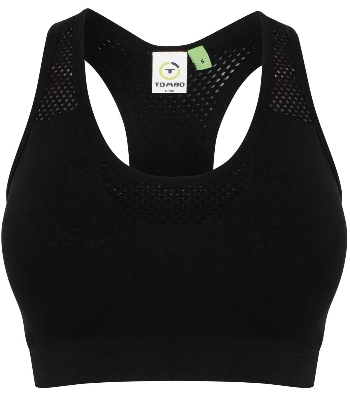 Women's Tombo Seamless Crop Sports Bra {TL696} - Image 3