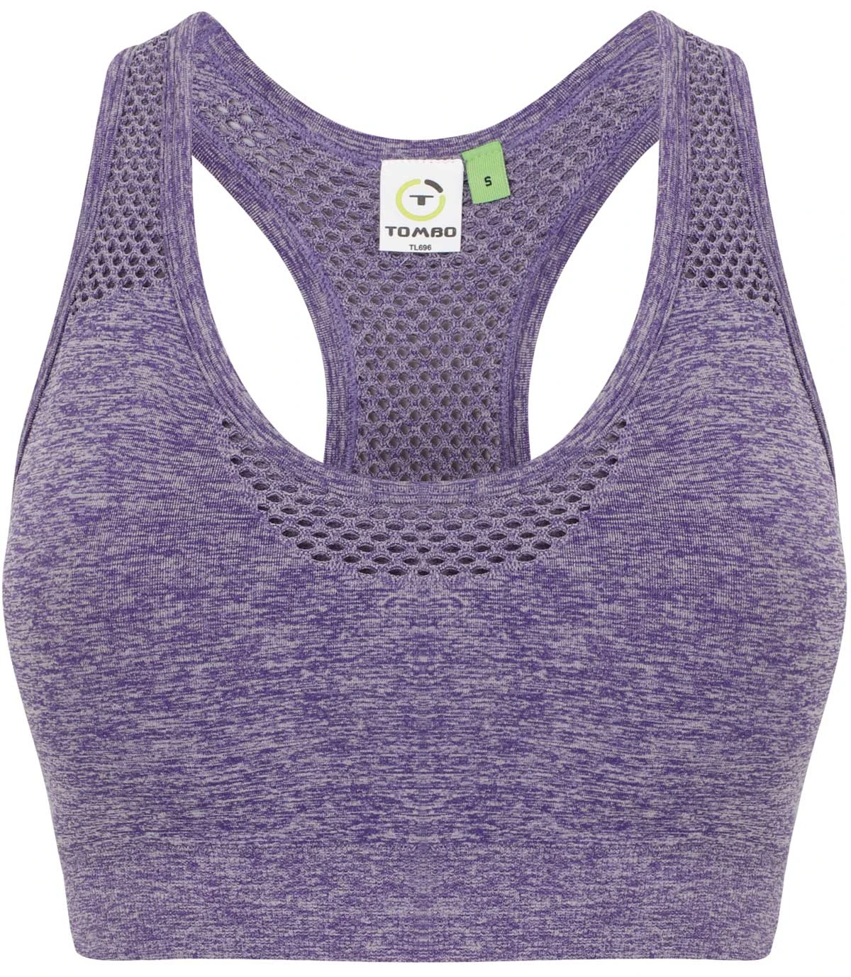 Women's Tombo Seamless Crop Sports Bra {TL696} - Image 5
