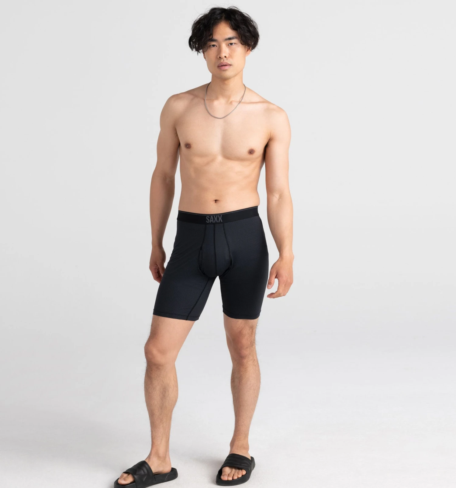 SAXX Men's 7" Quest Long Boxer Briefs TWIN-PACK {SAX-LL70-TWIN} - Image 2